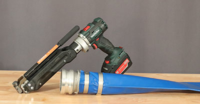 The New CP4000-D Cordless Tool for Center Punch Clamps